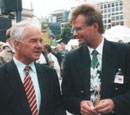 Mit Manfed Stolpe auf dem Gendarmenmarkt